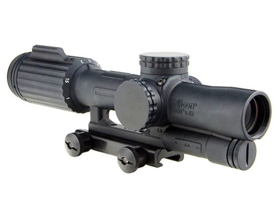 Trijicon VCOG 1-6x24 (Segmented Circle / Crosshair .223 / 55 Grain Ballistic Reticle) w/ Thumb Screw Mount - VC16C1600000-0